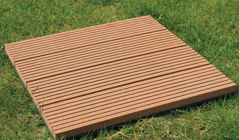 Assemblable Wood Plastic Flooring