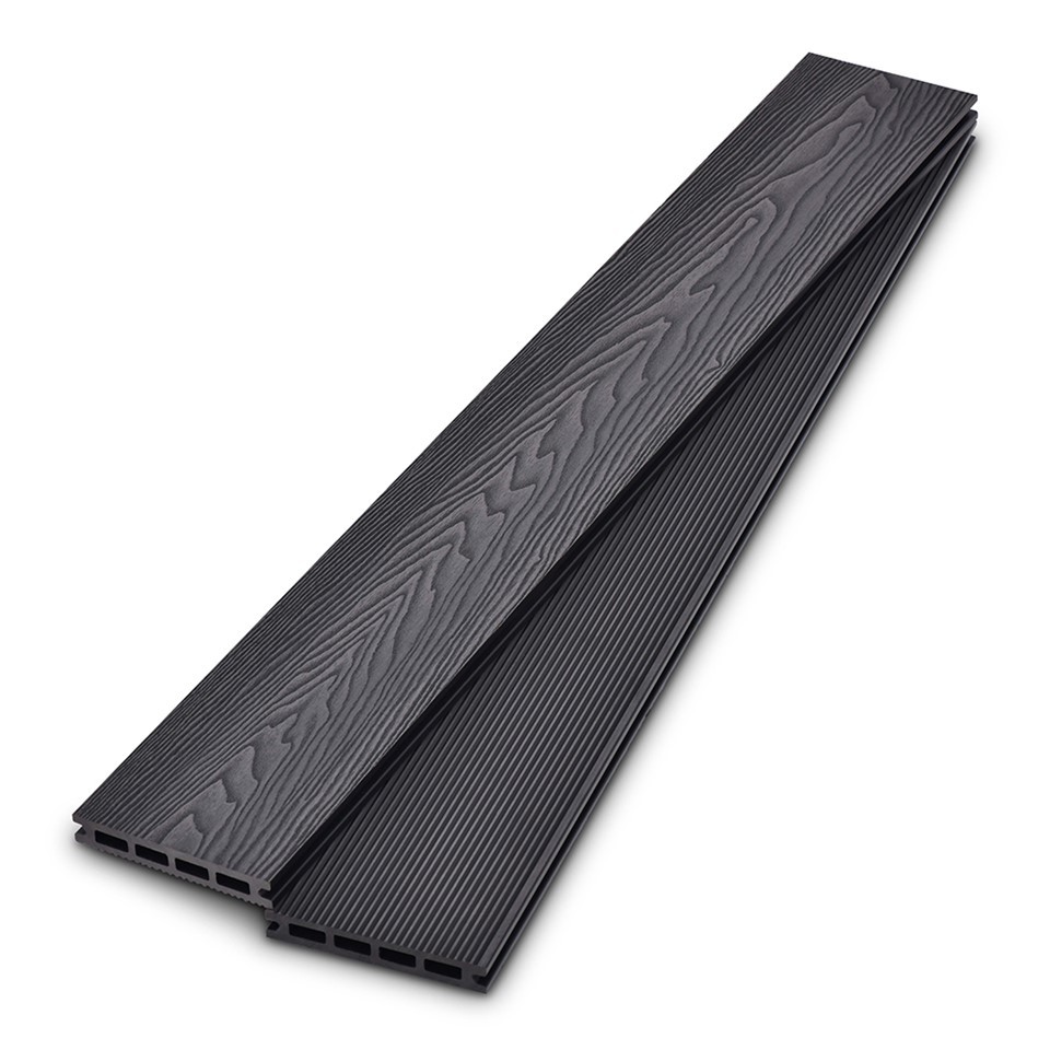 Black Wood Plastic Floor