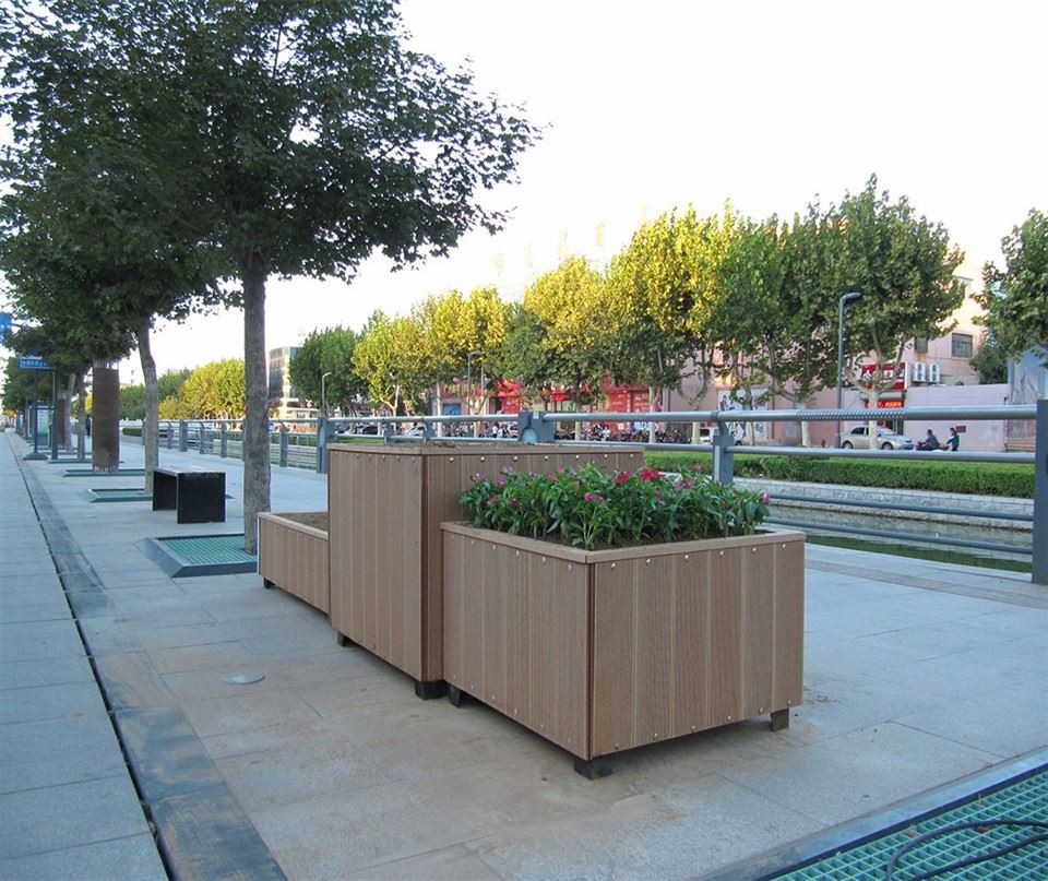 Durable WPC Flower Box