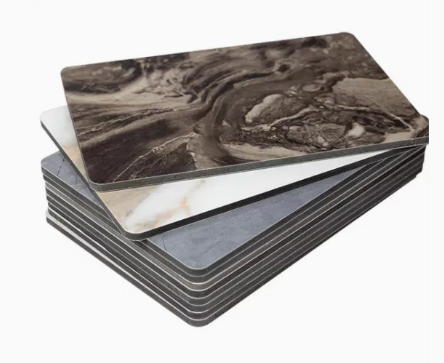 Marble Pattern Bamboo Charcoal Fiber Wall Panel