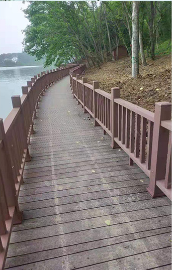 Wood Plastic Landscape Guardrail